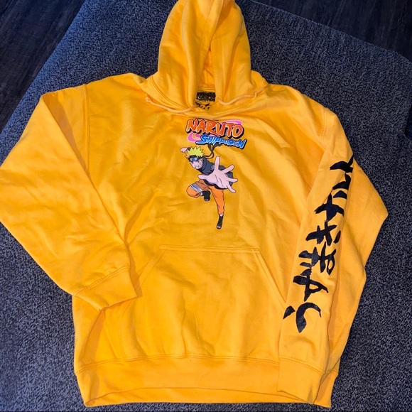 yellow naruto hoodie